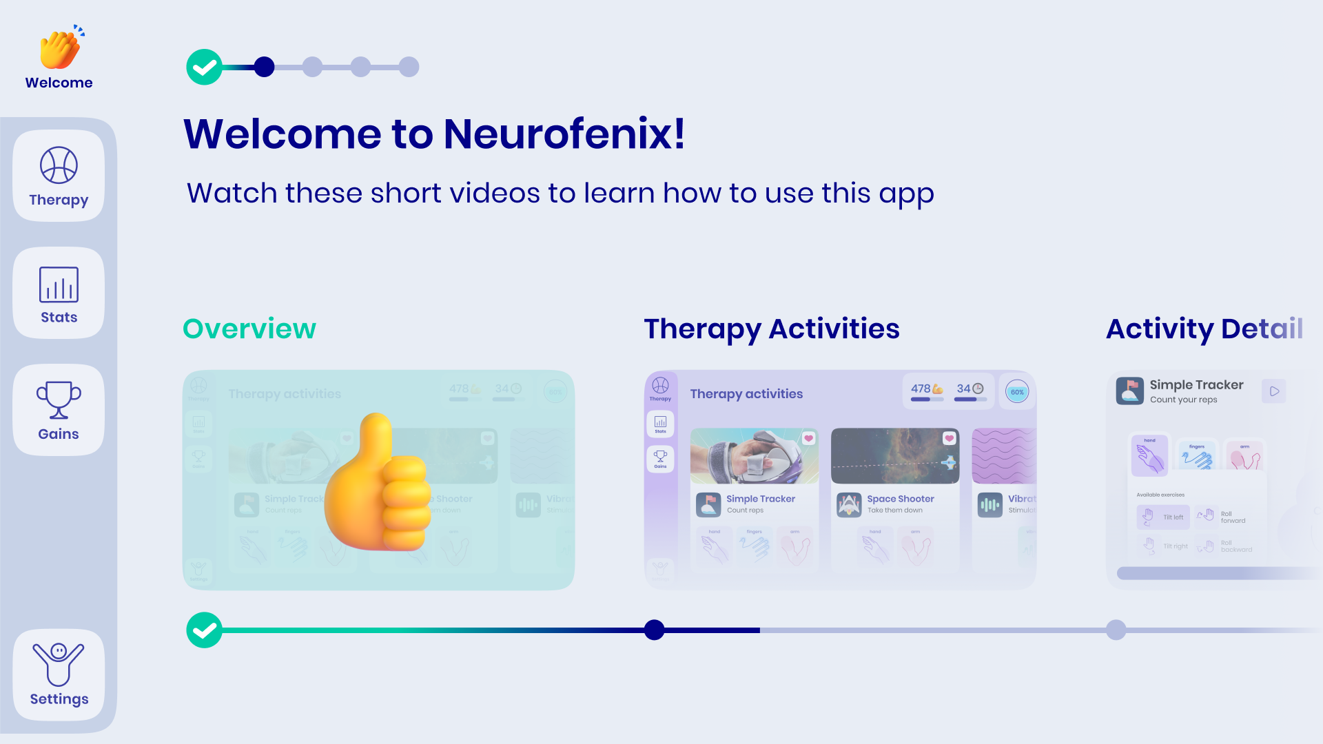 Redesigned onboarding, step-by-step video walkthrough